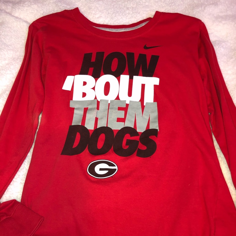 long sleeve georgia nike shirt